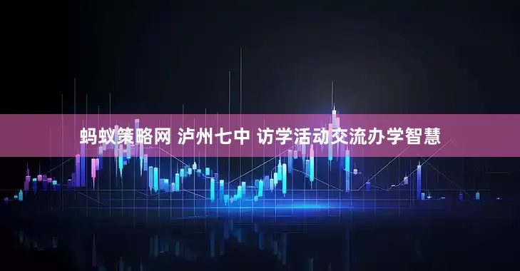 蚂蚁策略网 泸州七中 访学活动交流办学智慧